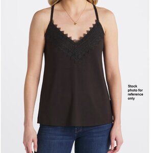 Nine Britton Bahari Lace Detail Cami Knit Top